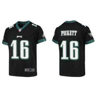 Youth Kenny Pickett Eagles Black Game Jersey