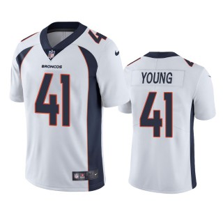 Broncos Kenny Young White Vapor Limited Jersey