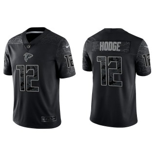 KhaDarel Hodge Atlanta Falcons Black Reflective Limited Jersey
