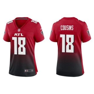 Women's Kirk Cousins Falcons Red Alternate Game Jersey