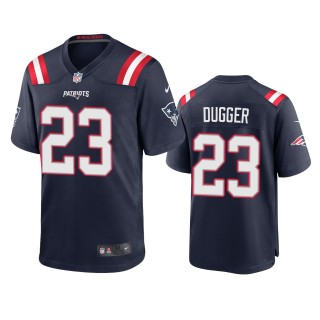 New England Patriots Kyle Dugger Navy Game Jersey