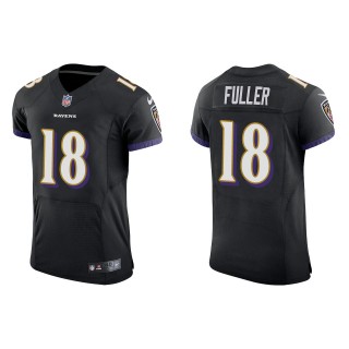 Kyle Fuller Men's Baltimore Ravens Black Alternate Vapor Elite Jersey