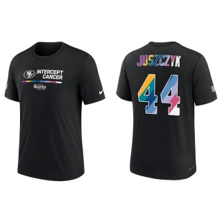 Kyle Juszczyk San Francisco 49ers Black 2022 NFL Crucial Catch Performance T-Shirt