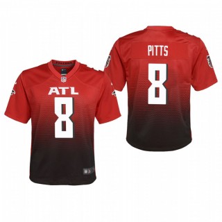 Youth Atlanta Falcons Kyle Pitts Game Jersey - Red
