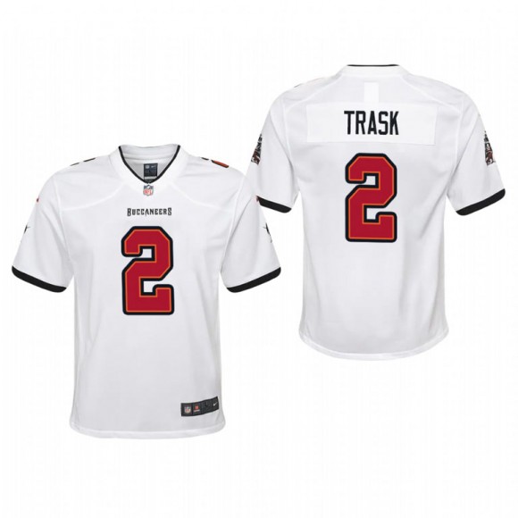 Youth Tampa Bay Buccaneers Kyle Trask Game Jersey - White