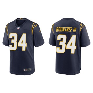 Men's Los Angeles Chargers Larry Rountree III Navy Alternate Game Jersey