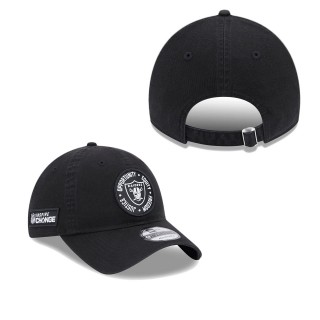 Men's Las Vegas Raiders Black 2022 Inspire Change 9TWENTY Adjustable Hat