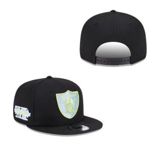 Las Vegas Raiders Colorpack Black 9FIFTY Snapback Hat