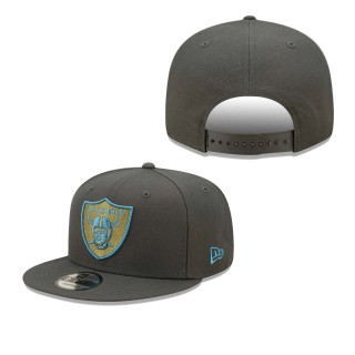 Men's Las Vegas Raiders Graphite Color Pack Multi 9FIFTY Snapback Hat