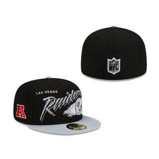 Las Vegas Raiders Helmet 59FIFTY Fitted Hat