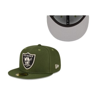 Las Vegas Raiders Olive Pack 59FIFTY Fitted Hat