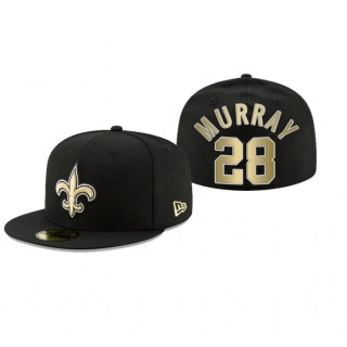 New Orleans Saints Latavius Murray Black Omaha 59FIFTY Fitted Hat