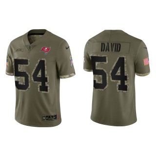 Lavonte David Tampa Bay Buccaneers Olive 2022 Salute To Service Limited Jersey