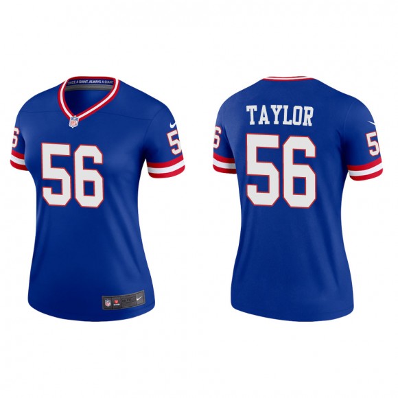 Lawrence Taylor Women's New York Giants Royal Classic Legend Jersey