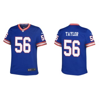 Lawrence Taylor Youth New York Giants Royal Classic Game Jersey