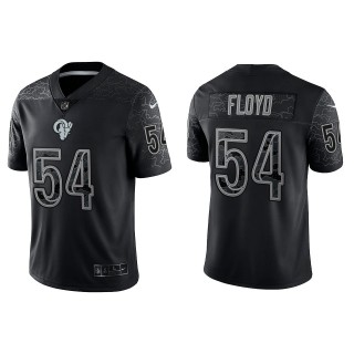 Leonard Floyd Los Angeles Rams Black Reflective Limited Jersey