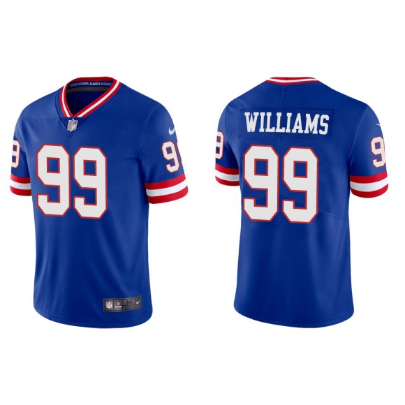 Leonard Williams Men's New York Giants Royal Classic Vapor Limited Jersey