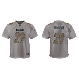 Levi Wallace Youth Pittsburgh Steelers Gray Atmosphere Game Jersey