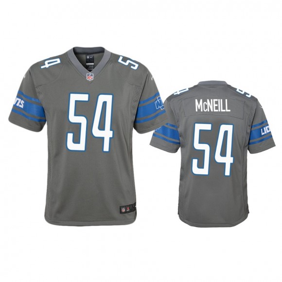 Detroit Lions Alim McNeill Steel Color Rush Game Jersey