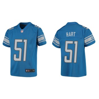 Youth Bobby Hart Lions Blue Game Jersey
