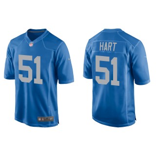 Bobby Hart Lions Blue Throwback Game Jersey
