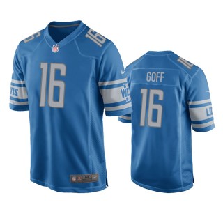 Detroit Lions Jared Goff Blue Game Jersey