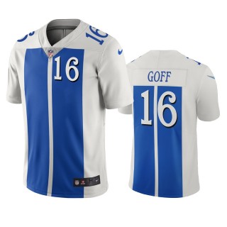 Detroit Lions Jared Goff White Blue City Edition Vapor Limited Jersey