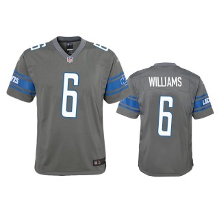 Detroit Lions Tyrell Williams Steel Color Rush Game Jersey