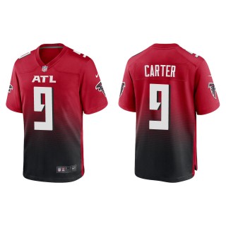 Men's Atlanta Falcons Lorenzo Carter Red Game Jersey