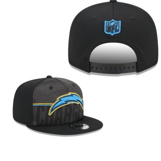 Men's Los Angeles Chargers Black 2023 NFL Training Camp Team Colorway 9FIFTY Snapback Hat