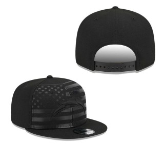 Los Angeles Chargers Black Independent 9FIFTY Snapback Hat