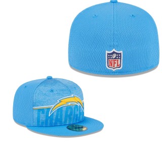 Men's Los Angeles Chargers Powder Blue 2023 NFL Training Camp 59FIFTY Fitted Hat