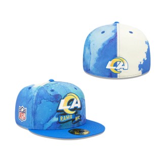 Los Angeles Rams 2022 Sideline Ink Dye 59FIFTY Fitted Hat