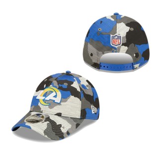Men's Los Angeles Rams Camo 2022 NFL Training Camp Official 9FORTY Adjustable Hat