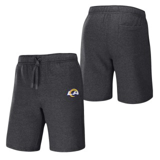 Men's Los Angeles Rams NFL x Darius Rucker Collection by Fanatics Heather Charcoal Logo Shorts