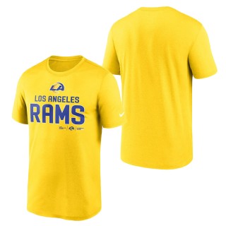 Los Angeles Rams Gold Legend Community T-Shirt