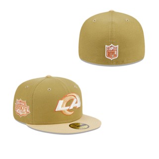 Los Angeles Rams Green Collection 59FIFTY Fitted Hat