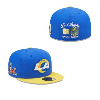 Los Angeles Rams Letterman 59FIFTY Fitted Hat