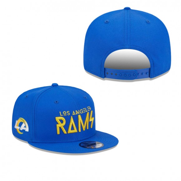 Los Angeles Rams Royal Word 9FIFTY Snapback Hat