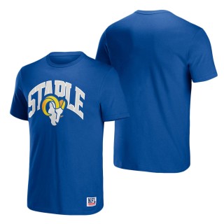 Men's Los Angeles Rams NFL x Staple Royal Logo Lockup T-Shirt