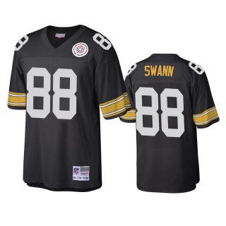 Pittsburgh Steelers Lynn Swann Black Throwback Retired Player Jersey