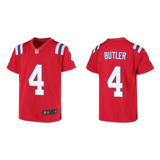 Malcolm Butler Youth New England Patriots Red Game Jersey