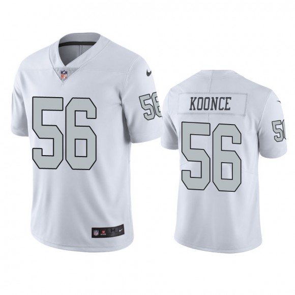 Color Rush Limited Las Vegas Raiders Malcolm Koonce White Jersey
