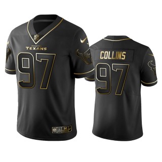 Texans Maliek Collins Black Golden Edition Vapor Limited Jersey