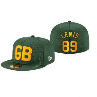 Green Bay Packers Marcedes Lewis Green 2021 NFL Sideline Alt Logo Hat