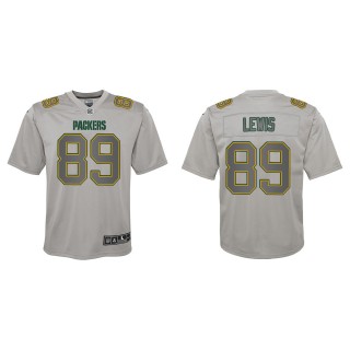 Marcedes Lewis Youth Green Bay Packers Gray Atmosphere Game Jersey