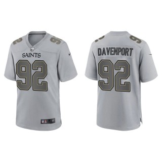Marcus Davenport New Orleans Saints Gray Atmosphere Fashion Game Jersey