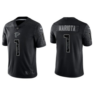 Marcus Mariota Atlanta Falcons Black Reflective Limited Jersey