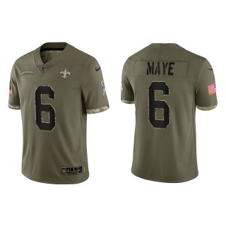 Marcus Maye New Orleans Saints Olive 2022 Salute To Service Limited Jersey
