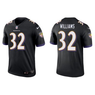 Men's Baltimore Ravens Marcus Williams Black Legend Jersey